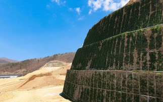 VM 스틸 절토부 식생 옹벽